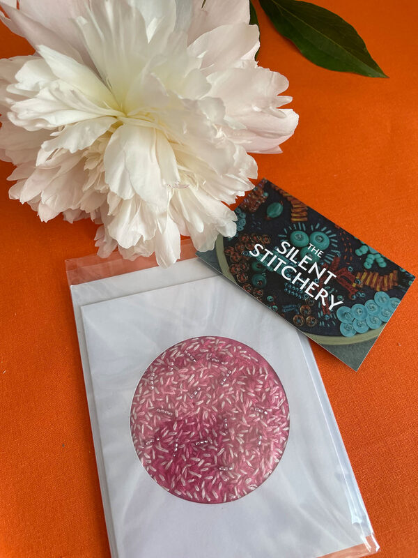 Greeting card pink